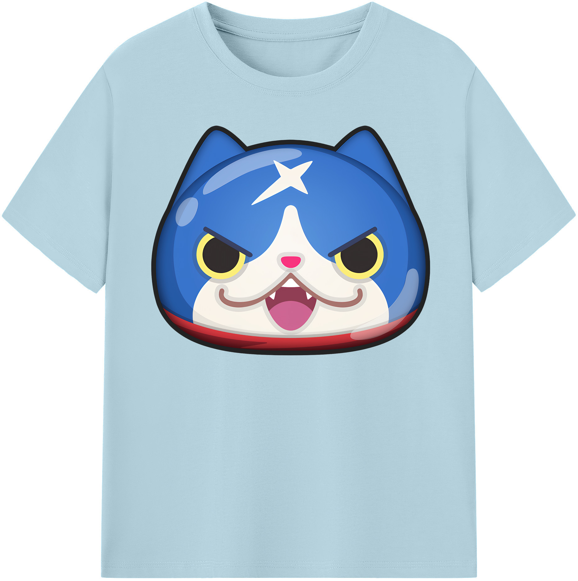 （画像用） 妖怪ウォッチ Yo-kai Watch 綿100％半袖Tシャツ（フロントプリント）